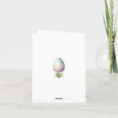 Gezegende Ostara Pagan Wicca Vouwkaart Feestdagen Kaart (Achterkant)