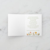 Gezegende Ostara Pagan Wicca Vouwkaart Feestdagen Kaart (Binnen)