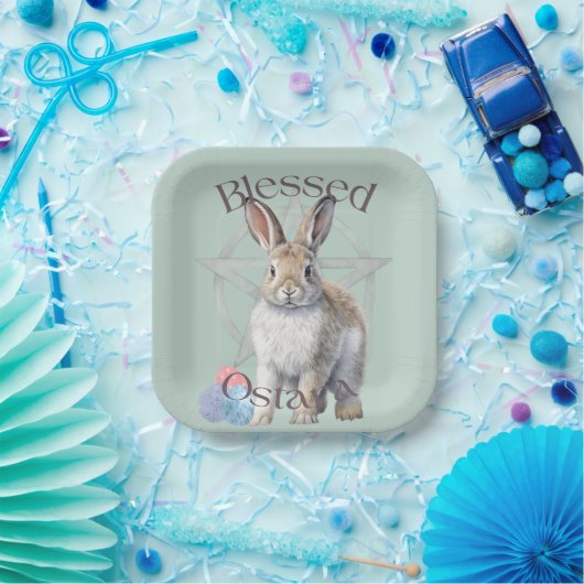 Gezegende Ostara papieren Borden Papieren Bordje (Feest)