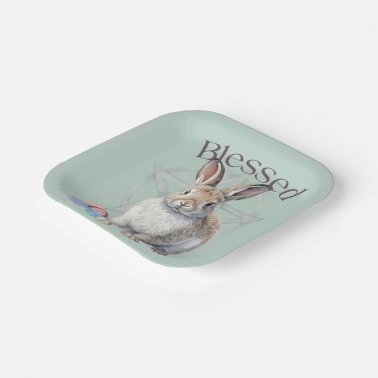 Gezegende Ostara papieren Borden Papieren Bordje (Gebogen)