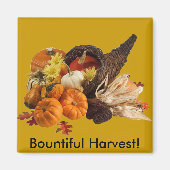 Gezegende overvloedige oogst Kleurrijke hoorn des  Magneet (Voorkant)