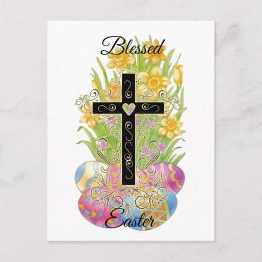 Gezegende Pasen Briefkaart (Voorkant)