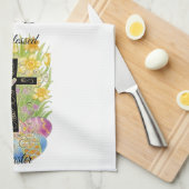 Gezegende Pasen Theedoek (Quarter Fold)