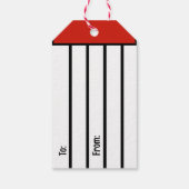 Gezegende Pin-up Verpleegster Cadeaulabel (Achterkant)