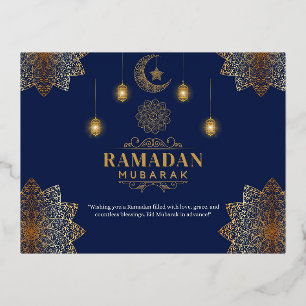 Gezegende Ramadan Collectie - de Geest van Ramadan Folie Feestdagen Briefkaart