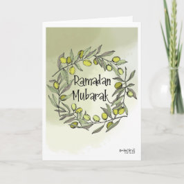 Gezegende Ramadan Kaart