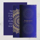 gezegende ramadan ramadan wensen feestdagenkaart (Voorkant / Achterkant)