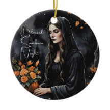Gezegende Samhain Nacht Halloween Herfst Heks