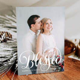 Gezegende Schrift | Vakantie Fotokaart Feestdagenkaart