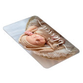 Gezegende Script Baby Foto Magneet (Rechterzijde)