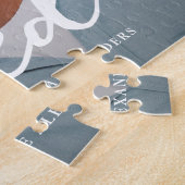 Gezegende script met naam foto legpuzzel (Zijkant)