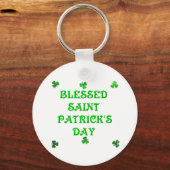 Gezegende Sint Patrick's Day (1) Sleutelhanger (Voorkant)