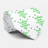 Gezegende Sint Patrick's Day (1) Stropdas (Opgerold)