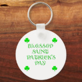 Gezegende Sint Patrick's Day (3) Sleutelhanger (Voorkant)