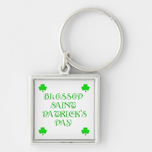 Gezegende Sint Patrick's Day (3) Sleutelhanger (Voorkant)