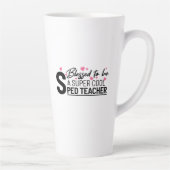 gezegende supercoole gezegden voor speerpuntlerare latte mok (Rechts)