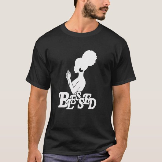 Gezegende Thankful Blessed One T-shirt (Voorkant)