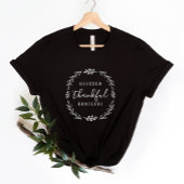 Gezegende Thankful & Grateful Autumn Season T-shirt
