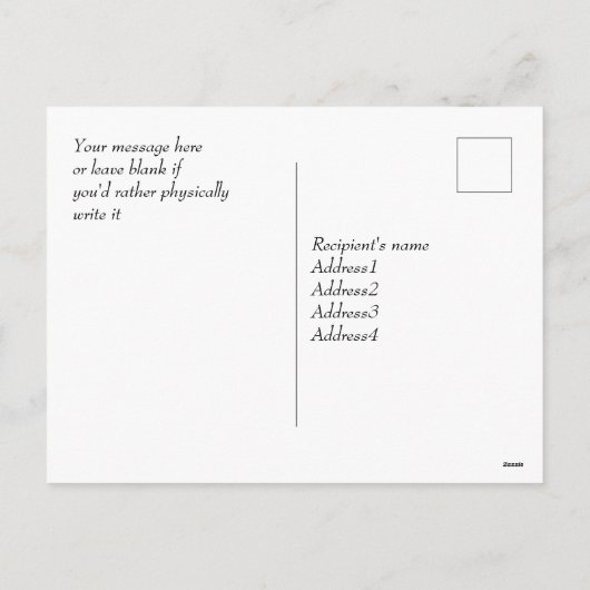 Gezegende Thanksgiving Charmante Kalligrafie Feestdagenkaart (Achterkant)