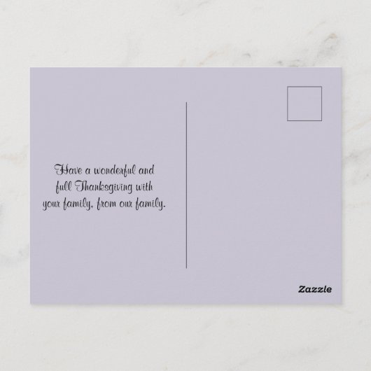 Gezegende Thanksgiving Wijn- en Fruitschalen Briefkaart (Achterkant)