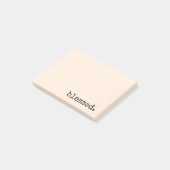 gezegende typografie crème post-it® notes (Schuin)