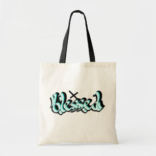 Gezegende Urban Street Art Tote Bag