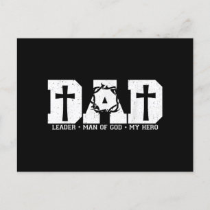 Gezegende Vader Papa Kruis Christelijk Religieus V Briefkaart