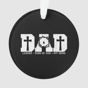 Gezegende Vader Papa Kruis Christelijk Religieus V Ornament
