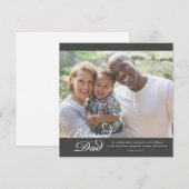 Gezegende Vader Schrift  Feestdagenkaart (Voorkant / Achterkant)