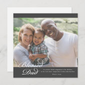 Gezegende Vader Schriftuur  Feestdagenkaart (Voorkant / Achterkant)