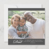 Gezegende Vader Schriftuur Feestdagenkaart (Voorkant)