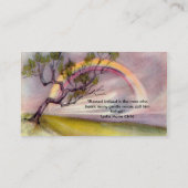 Gezegende vader visitekaartje (Achterkant)