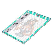 Gezegende Verpleegster Pinup_ SBAR Sjabloon Notitieblok (Schuin)