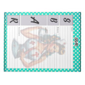 Gezegende Verpleegster Pinup_ SBAR Sjabloon Notitieblok (Voorkant)