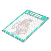 Gezegende Verpleegster Pinup _ Symptom Tracker Notitieblok (Schuin)