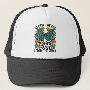 Gezegende Vlinder Christelijk T-Shirt Ontwerp (2) Trucker Pet