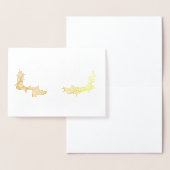 Gezegende Yule Folie Kaarten (Display)