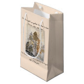 Gezegende Yule Gift Bag Klein Cadeauzakje (Voorkant Gekanteld)