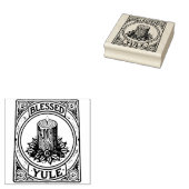 Gezegende Yule Pagan Yuletide Vakantie Rubberstempel (Gestempeld)