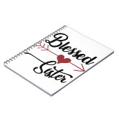 gezegende zus notitieboek (Linkerzijde)