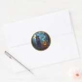 GezegendeSamhain Ronde Sticker (Envelop)