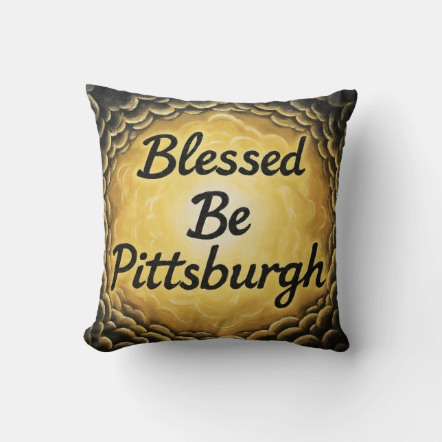 GezegendPittsburgh Kussen (Voorkant)
