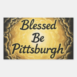GezegendPittsburgh Rechthoekige Sticker