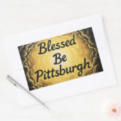 GezegendPittsburgh Rechthoekige Sticker (Envelop)