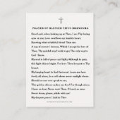 Gezegste Sint Titus Brandsma katholieke Prayer Pri Plaatskaartje (Achterkant)