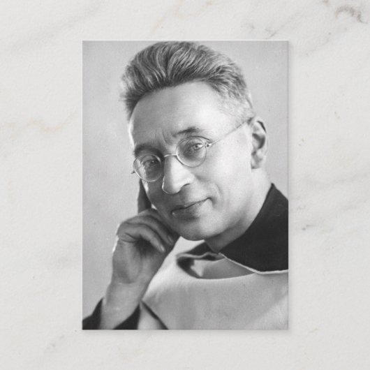 Gezegste Sint Titus Brandsma katholieke Prayer Pri Plaatskaartje (Voorkant)