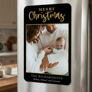 Gezelfsfoto Vakantie Kerst Misdaad Modern Minimali Magneet