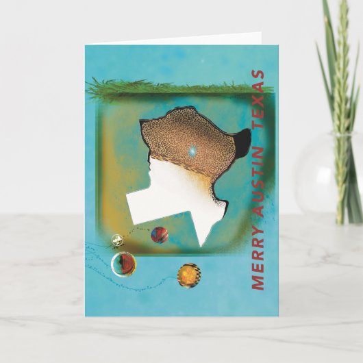 GEZELLIG AUSTIN TEXAS 1  KAART (Voorkant)