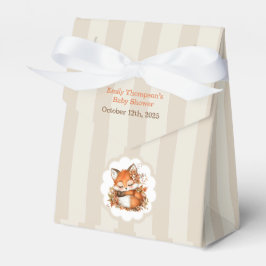Gezellig Autumn Fox Baby shower Gezellig Woodland  Bedankdoosjes