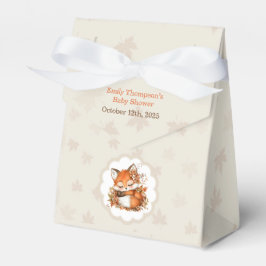 Gezellig Autumn Fox Baby shower Gezellig Woodland  Bedankdoosjes